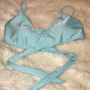 Wrap around bikini top